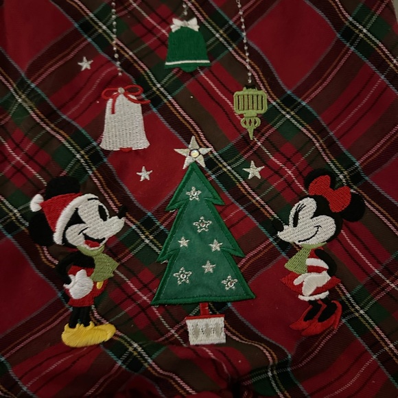 Disney Red Plaid Kids Nightgown - Picture 2 of 4